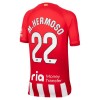 Virallinen Fanipaita + Shortsit Atlético Madrid M.Hermoso 22 Kotipelipaita 2023-24 - Lasten